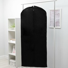 Чехол для одежды зимний, 140×60×10 см, спанбонд, цвет черный NO Brand