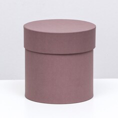 Шляпная коробка кофейная, 13 х 13 см NO Brand