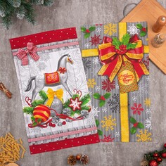 Набор кухонных полотенец Доляна