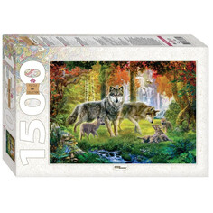 Пазлы Step Puzzle Коллекционный пазл Волки (1500 элементов)