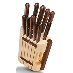 Выпечка и приготовление Victorinox Набор кухонных ножей Wood с подставкой 11 шт.