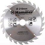 Диск пильный по дереву Hammer Flex 205-115, CSB, WD, 210 мм., 24, 30/20 мм.