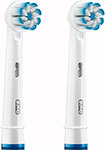 Насадки для зубной щетки BRAUN ORAL-B EB60 SensitiveClean 2 шт, белый