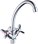 Кухонный смеситель Cron хром, (CN4012-2)