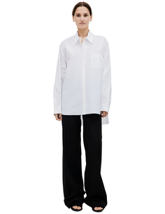 Оверсайз рубашка с накладным карманом Quira