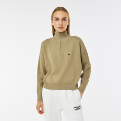 Женский свитер Lacoste Relaxrd Fit на молнии