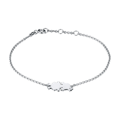 Браслет из серебра э0612бр11174600_white ЭПЛ Даймонд