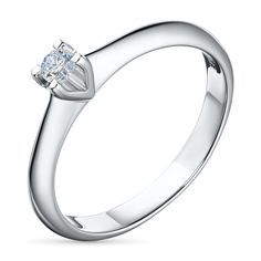 Кольцо из серебра э0612кц04091200_white ЭПЛ Даймонд
