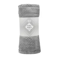 Плед Berta 150x200 см жаккард цвет серый Столица текстиля