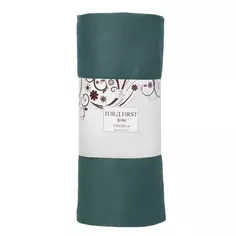 Плед First 130x160 см флис цвет зеленый Столица текстиля