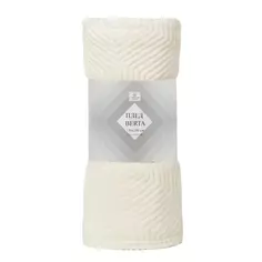 Плед Berta 150x200 см жаккард цвет экрю Столица текстиля