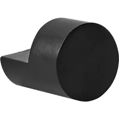 Ручка-кнопка мебельная Inspire 21x25 мм цвет черный матовый