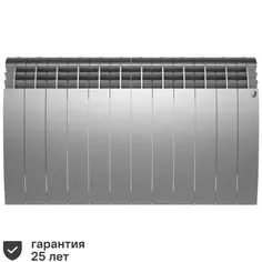 Радиатор Royal Thermo Biliner 500/87 биметалл 12 секций боковое подключение цвет серый