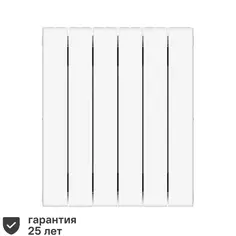 Радиатор Rifar Supremo 500/90 биметалл 6 секций боковое подключение цвет белый