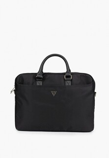 Сумка Guess для ноутбука 15" Nylon computer bag with Triangle metal logo Black