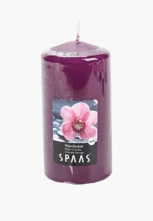 Свеча ароматическая Spaas "Дикая орхидея", 8х15 см, 65 ч