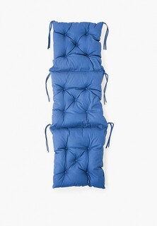Подушка на стул Mona Liza сидушка 50х150, трехсекционная, бостон, цв. синий