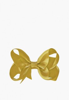 Заколка Milledeux Boutique Bow, средняя, коллекция Satin, горчичная