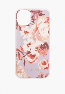 Чехол для iPhone Guess 11, Flower TPU/PC Shiny N.2 Lilac