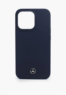 Чехол для iPhone Mercedes-Benz 13 Pro, Liquid silicone Hard Blue