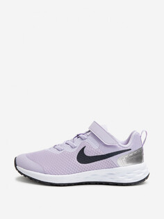 Кроссовки для девочек Nike Nike Revolution 6 NN (PSV), Фиолетовый