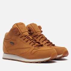 Мужские кроссовки Reebok Classic Leather Mid Gore-Tex Thin, цвет коричневый