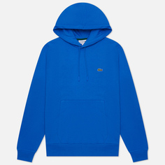 Мужская толстовка Lacoste Organic Cotton Hoodie Classic Fit, цвет голубой, размер L