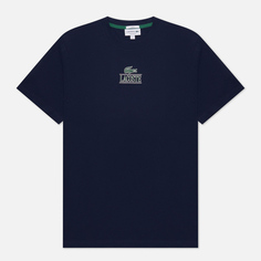 Мужская футболка Lacoste Regular Fit Cotton Jersey Branded, цвет синий, размер M