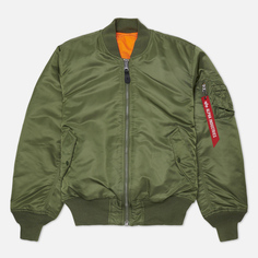 Мужская куртка бомбер Alpha Industries MA-1 Flight, цвет оливковый, размер XS
