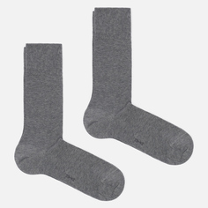 Комплект носков Falke Happy Long 2-Pack, цвет серый