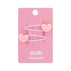 Набор заколок для волос SODA Заколки для волос PINK HERTS #sugargem So.Da