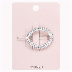TWINKLE Заколка для волос SHINING CRYSTALS OVAL