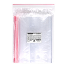 Расходные материалы для кухни BRAUBERG Пакеты с замком очень прочные ZIP LOCK EXTRA 100