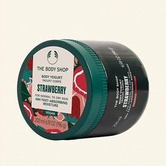 Крем для тела THE BODY SHOP Увлажняющий йогурт Strawberry для сухой и нормальной кожи тела 200