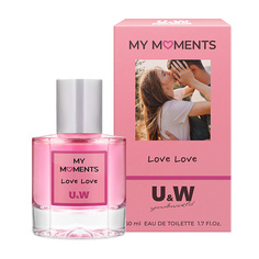 Женская парфюмерия YOU & WORLD Туалетная вода женская My Moments Love Love Клубника и Ваниль 50