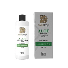 Тоник для лица SKINDROP Тоник для всех типов кожи Алое SkinDrop aloe natural cleanser tonic 150.0