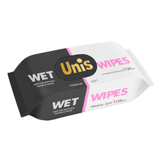 Салфетки для тела UNIS Влажные Салфетки универсальные Premium Soft 120