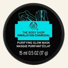 Маска для лица THE BODY SHOP Очищающая глиняная маска Himalayan Charcoal с углем и маслом чайного дерева 15