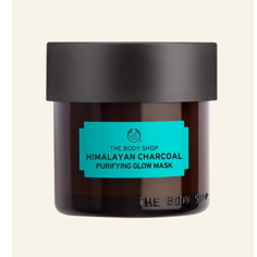 Маска для лица THE BODY SHOP Очищающая глиняная маска Himalayan Charcoal с углем и маслом чайного дерева 75