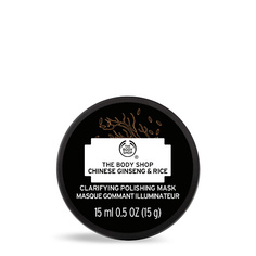 Маска для лица THE BODY SHOP Тонизирующая, обновляющая и придающая сияние маска Chinese Ginseng & Rice 15