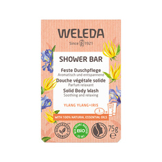 Мыло твердое WELEDA Кусковое мыло для душа с ароматом иланг-иланга и ириса Shower Bar 75.0