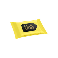 Салфетки для тела UNIS Влажные салфетки Антибактериальные Perfume Yellow 15