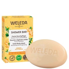 Мыло твердое WELEDA Кусковое мыло для душа с имбирем и горьким апельсином Shower Bar 75.0