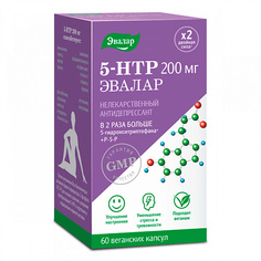 Таблетка ЭВАЛАР 5-гидрокситриптофан (5-HTP) 200 мг
