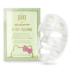 Маска для лица PIXI  Увлажняющая и разглаживающая тканевая маска  Hello Kitty A is for Apple 69