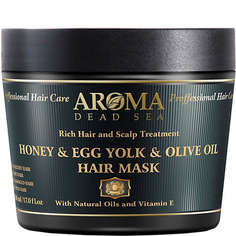 Маска для волос AROMA DEAD SEA Маска с медом и яичным желтком для укрепления корней и стимуляции роста волос 500