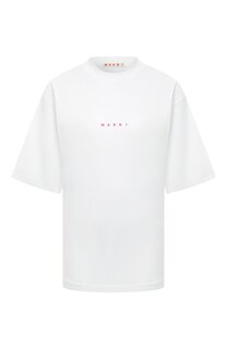 Хлопковая футболка Marni