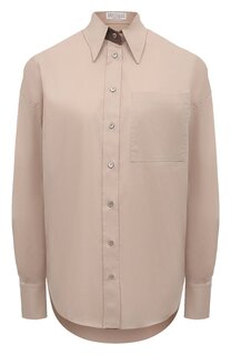Хлопковая рубашка Brunello Cucinelli