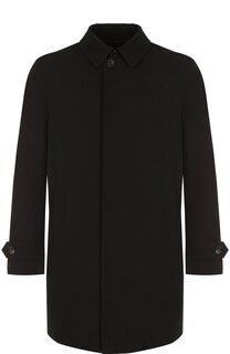 Однобортный плащ прямого кроя Ermenegildo Zegna