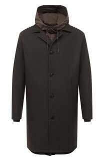 Пальто из шерсти и кашемира Ermenegildo Zegna